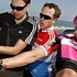 Kim Kirchen at the start of the second stage of the Tour of Qatar 2007